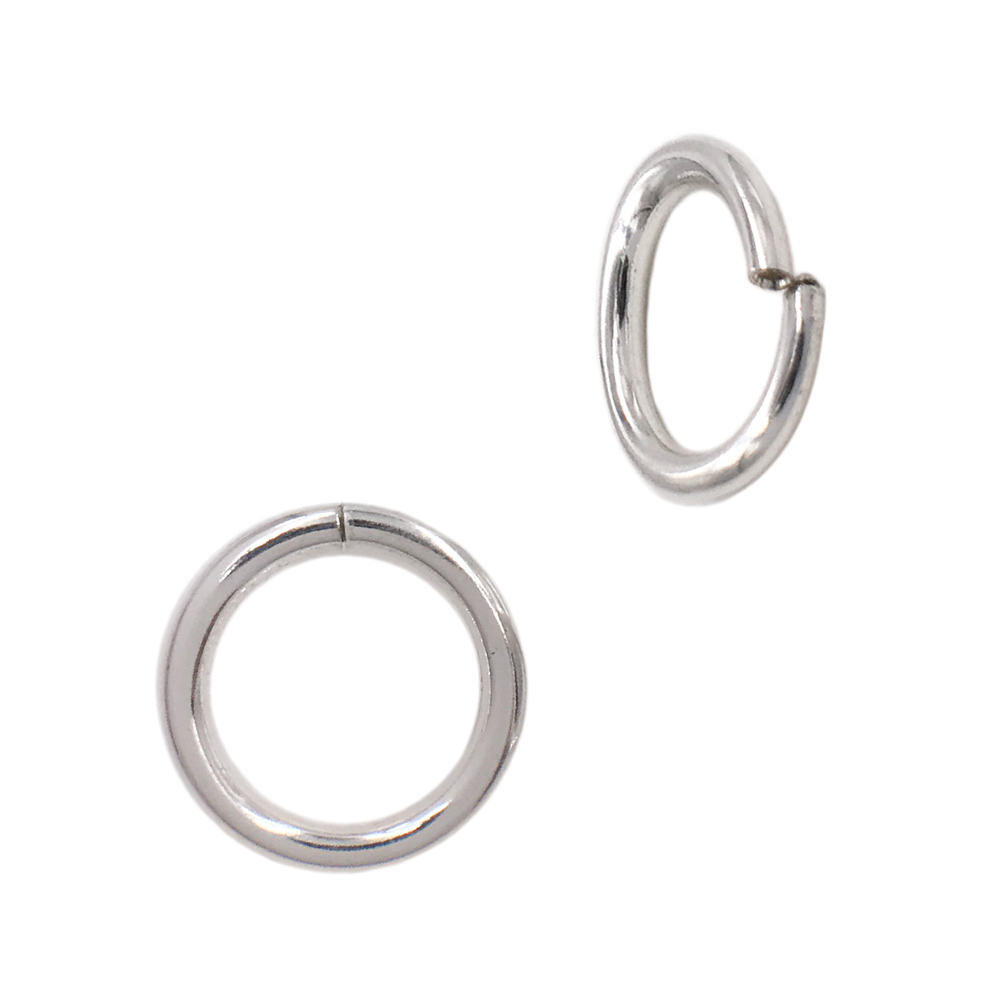 Round Sterling Silver 16mm Locking Jump Ring