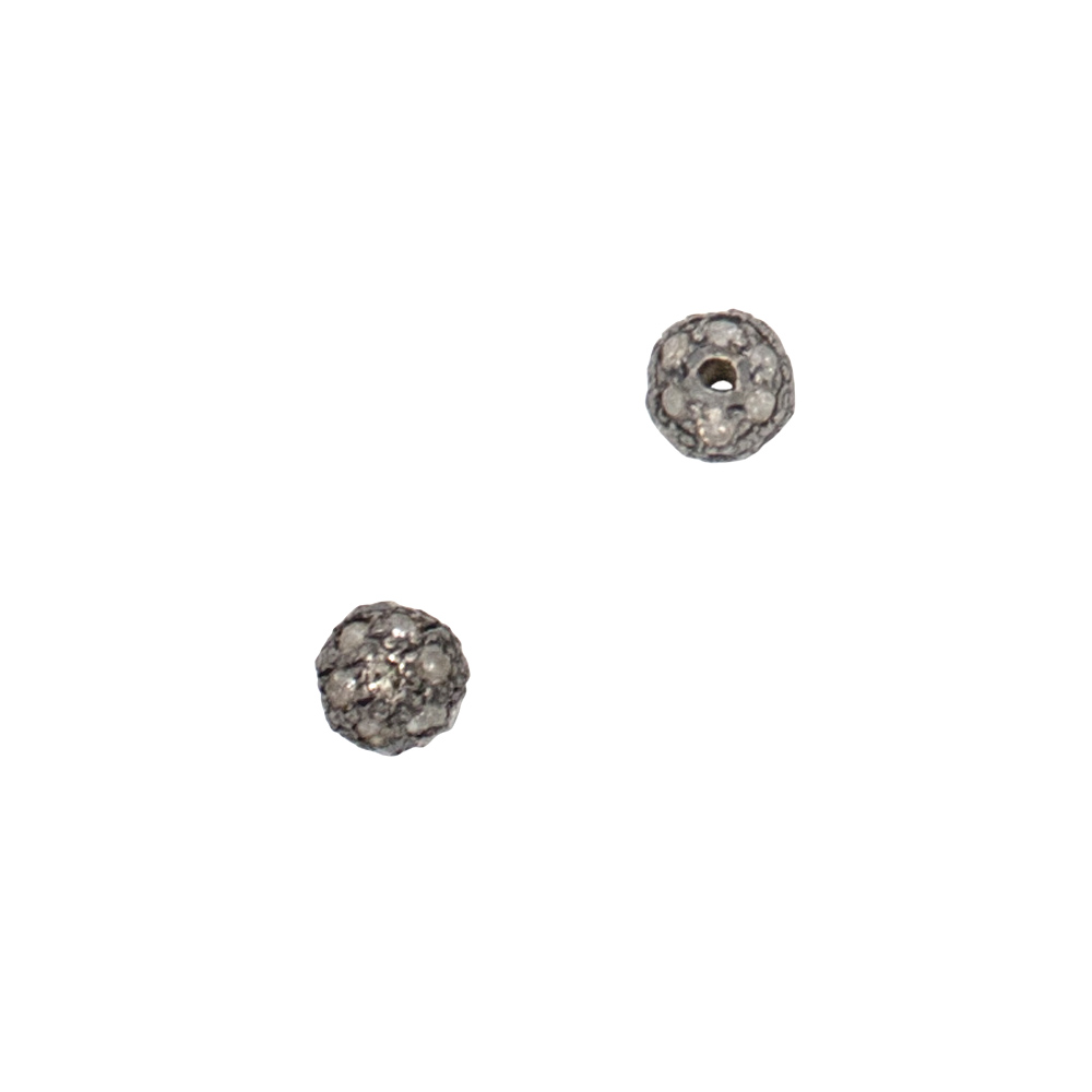 Oxidized Chevron Beaded Dot Thumb Ring Sizes 4-12 