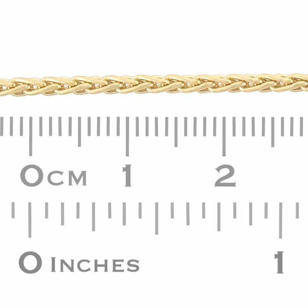 Gold Filled Yellow 2.0mm Wheat Chain