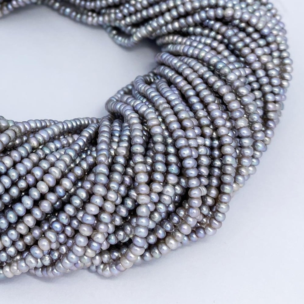 Grey Freshwater Pearls By Strand